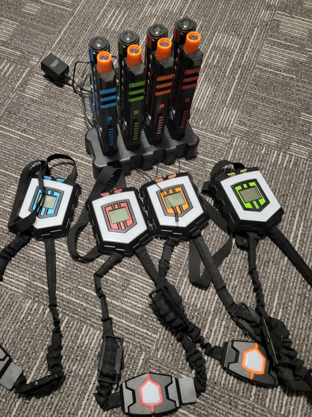 Multiplayer Laser Tag  Set with Colored Sensors